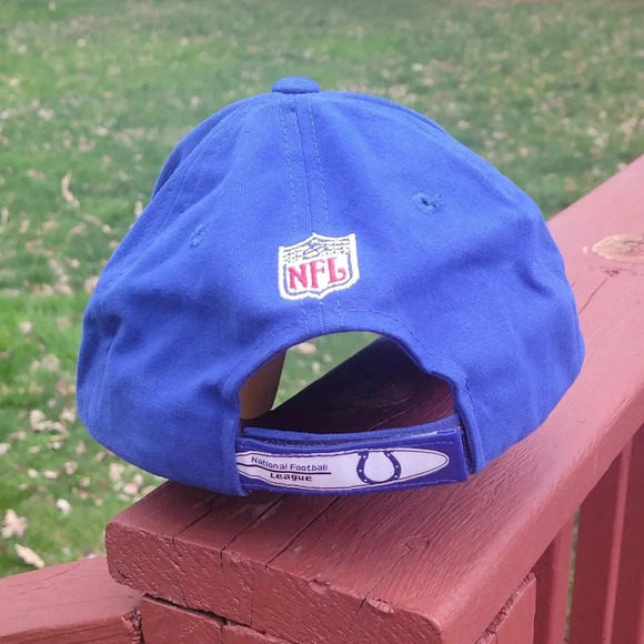 Indianapolis Colts Reebok NFL ProLine Authentic Hat adjustable velcro strap Blue - Picture 7 of 12